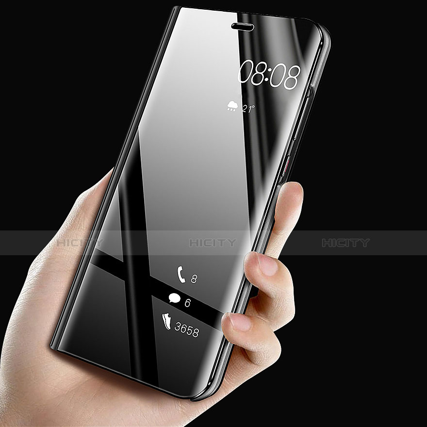 Coque Portefeuille Livre Cuir Miroir Housse Etui Clapet L02 pour Samsung Galaxy S10 Plus