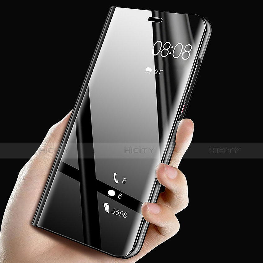 Coque Portefeuille Livre Cuir Miroir Housse Etui Clapet pour Huawei Enjoy 9s Plus