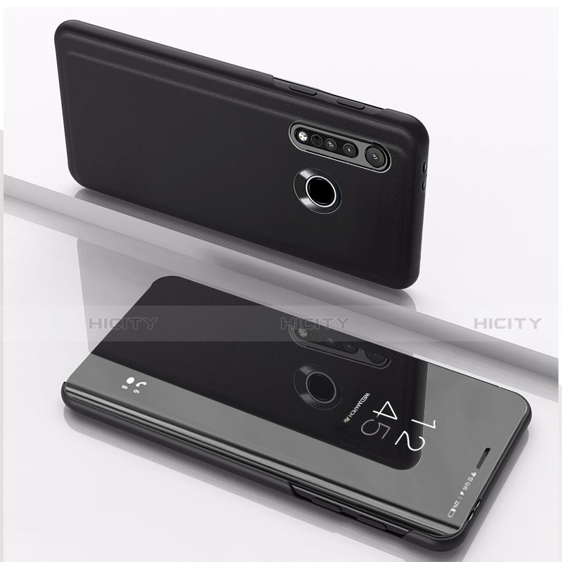 Coque Portefeuille Livre Cuir Miroir Housse Etui Clapet pour Motorola Moto G8 Plus Plus