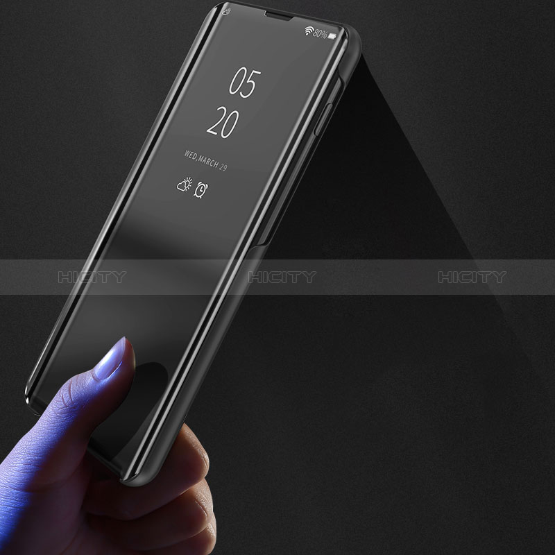Coque Portefeuille Livre Cuir Miroir Housse Etui Clapet pour Samsung Galaxy A02s Plus
