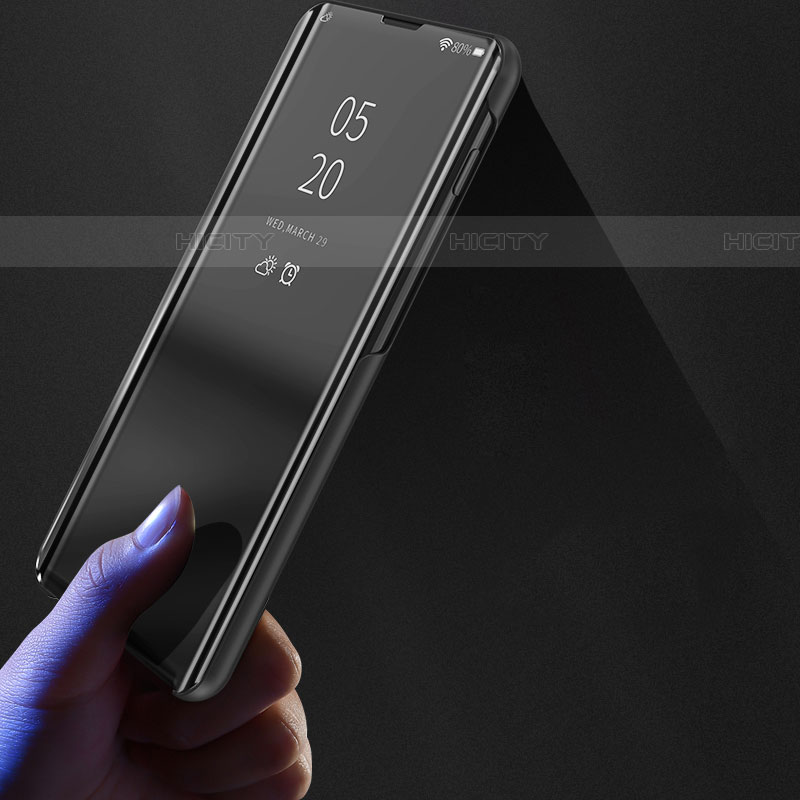 Coque Portefeuille Livre Cuir Miroir Housse Etui Clapet pour Samsung Galaxy A03s Plus