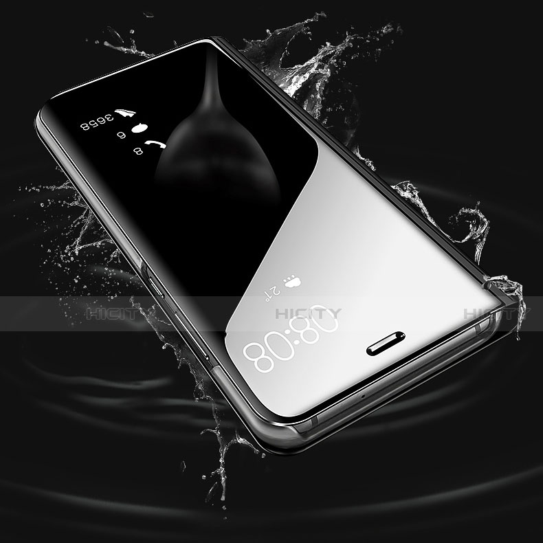 Coque Portefeuille Livre Cuir Miroir Housse Etui Clapet pour Samsung Galaxy A40 Plus
