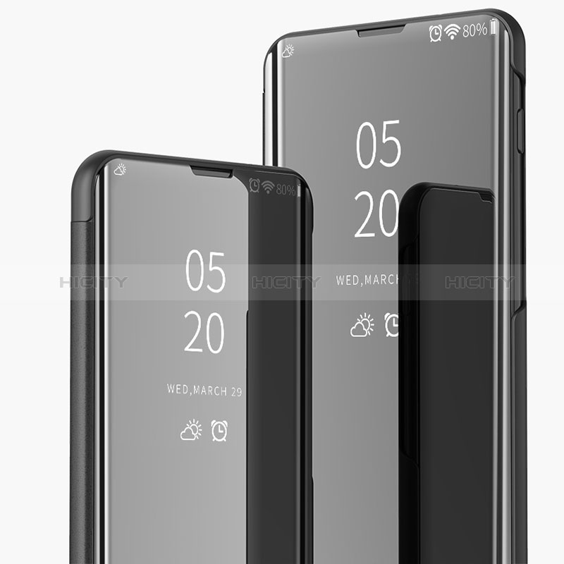 Coque Portefeuille Livre Cuir Miroir Housse Etui Clapet pour Samsung Galaxy A60 Plus