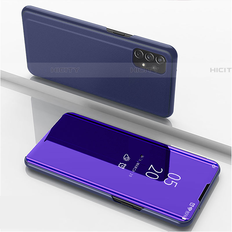 Coque Portefeuille Livre Cuir Miroir Housse Etui Clapet pour Samsung Galaxy A72 5G Plus