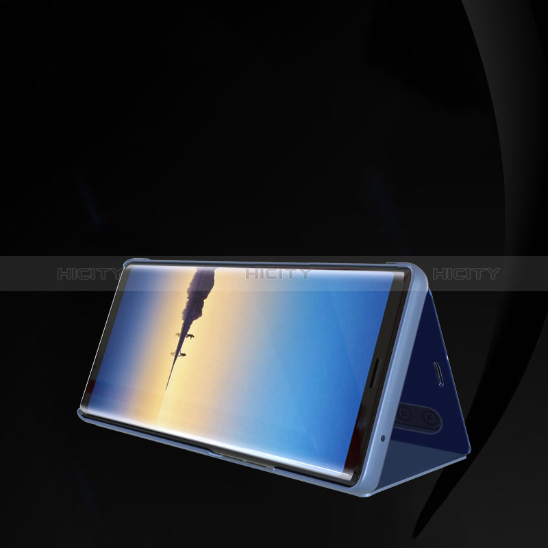 Coque Portefeuille Livre Cuir Miroir Housse Etui Clapet pour Samsung Galaxy M10 Plus