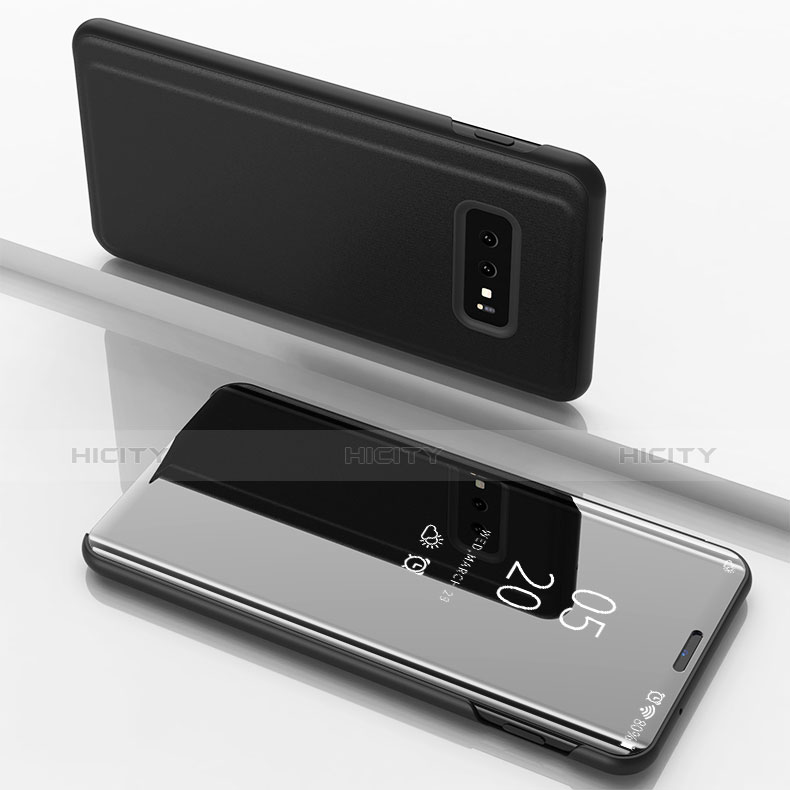 Coque Portefeuille Livre Cuir Miroir Housse Etui Clapet pour Samsung Galaxy S10e Plus