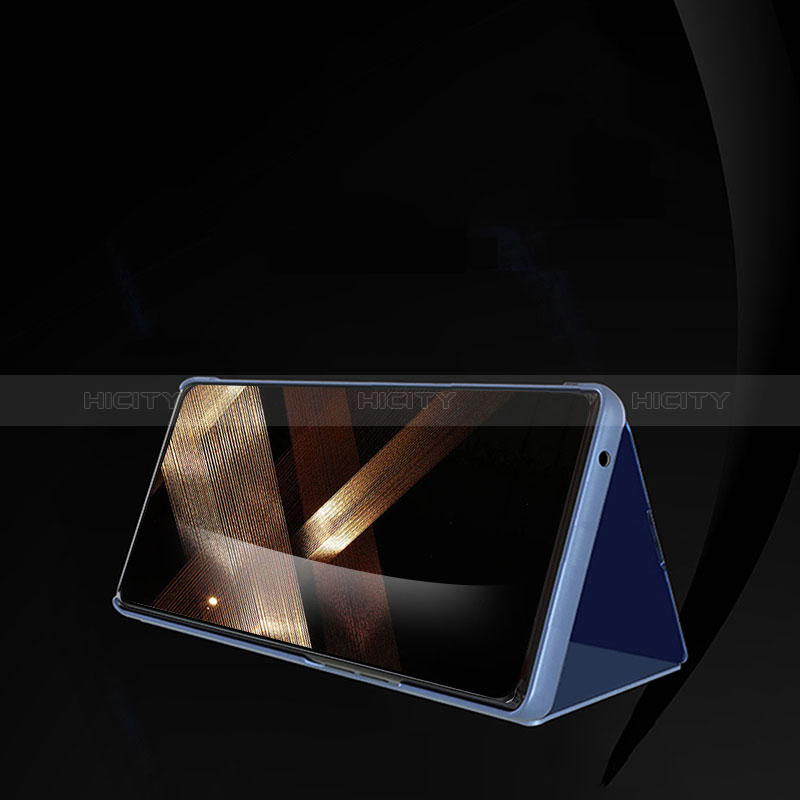 Coque Portefeuille Livre Cuir Miroir Housse Etui Clapet pour Samsung Galaxy S24 Ultra 5G Plus