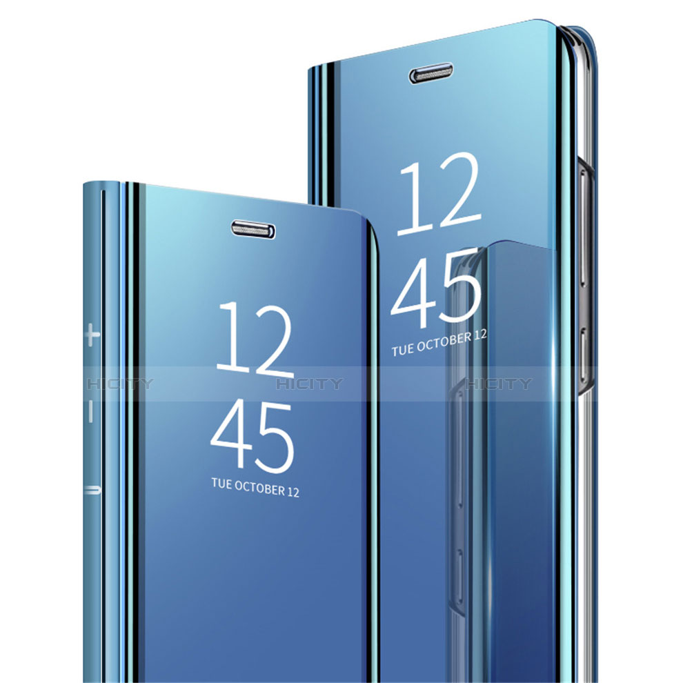 Coque Portefeuille Livre Cuir Miroir Housse Etui Clapet pour Samsung Galaxy S9 Plus
