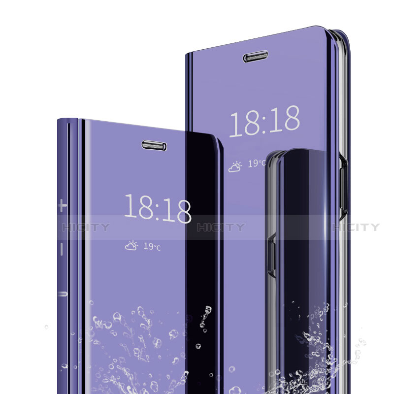 Coque Portefeuille Livre Cuir Miroir Housse Etui Clapet pour Xiaomi Mi 6X Plus