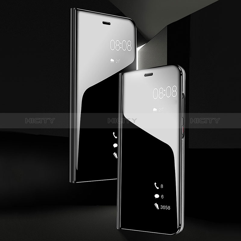Coque Portefeuille Livre Cuir Miroir Housse Etui Clapet ZL1 pour Samsung Galaxy A12 Nacho Plus