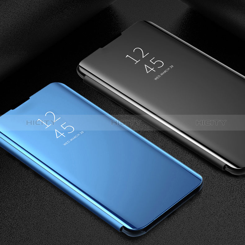 Coque Portefeuille Livre Cuir Miroir Housse Etui Clapet ZL1 pour Samsung Galaxy A51 5G Plus