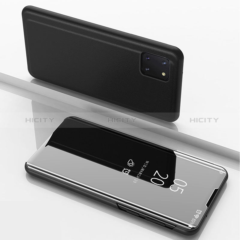 Coque Portefeuille Livre Cuir Miroir Housse Etui Clapet ZL1 pour Samsung Galaxy A81 Plus