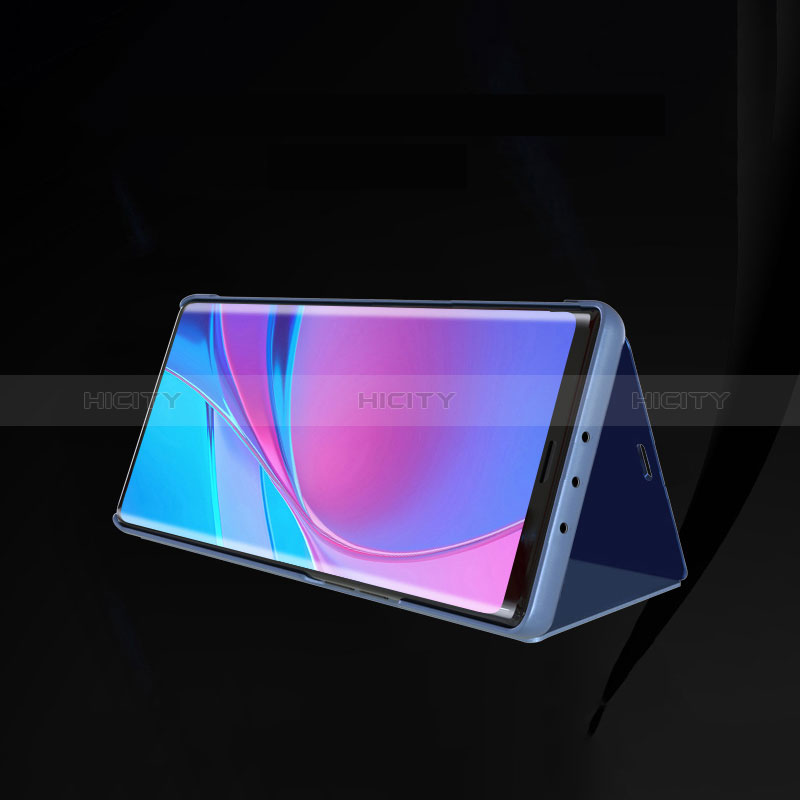 Coque Portefeuille Livre Cuir Miroir Housse Etui Clapet ZL1 pour Samsung Galaxy M40S Plus