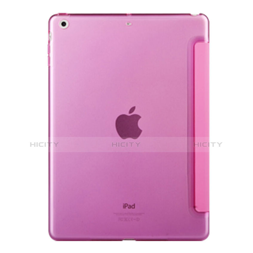 Coque Portefeuille Livre Cuir pour Apple iPad Mini 2 Rose Rouge Plus