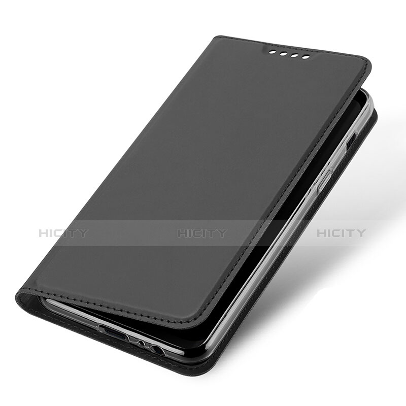 Coque Portefeuille Livre Cuir pour Samsung Galaxy A8+ A8 Plus (2018) A730F Noir Plus
