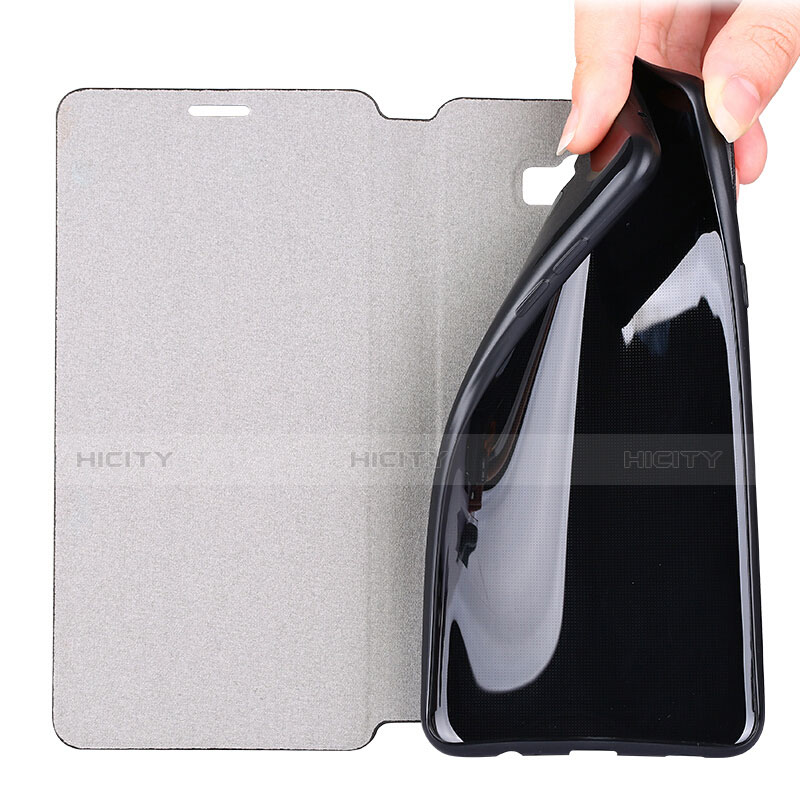 Coque Portefeuille Livre Cuir pour Samsung Galaxy C7 Pro C7010 Noir Plus