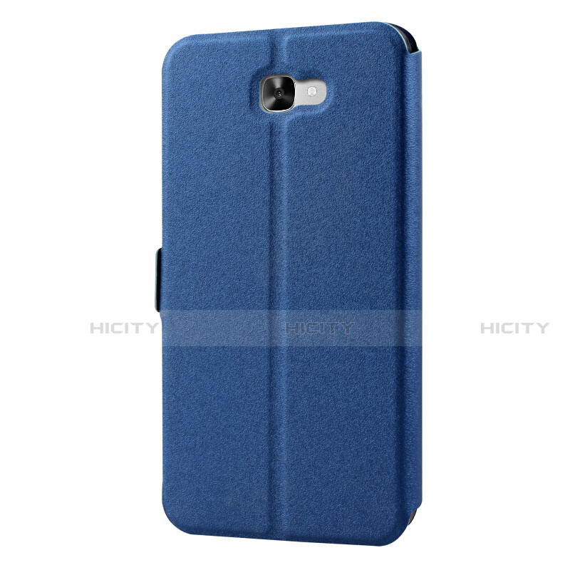 Coque Portefeuille Livre Cuir pour Samsung Galaxy J7 Prime Bleu Plus