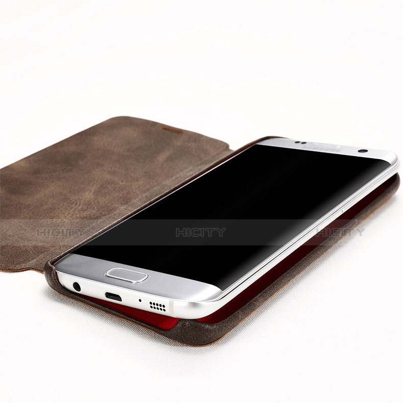 Coque Portefeuille Livre Cuir pour Samsung Galaxy S7 Edge G935F Plus