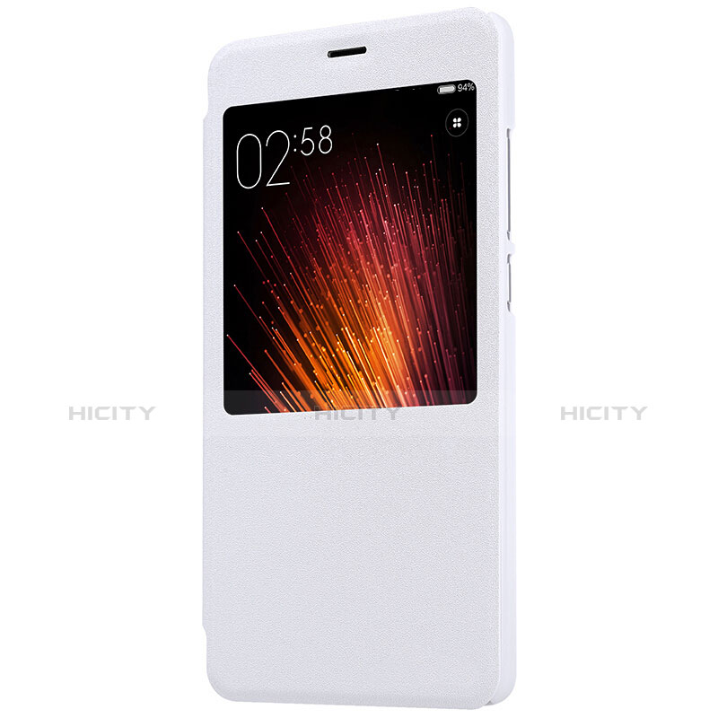 Coque Portefeuille Livre Cuir pour Xiaomi Redmi Pro Blanc Plus