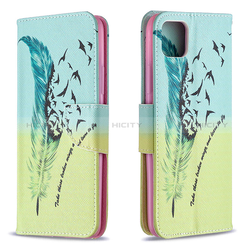 Coque Portefeuille Motif Fantaisie Livre Cuir Etui Clapet B01F pour Realme C20A Plus