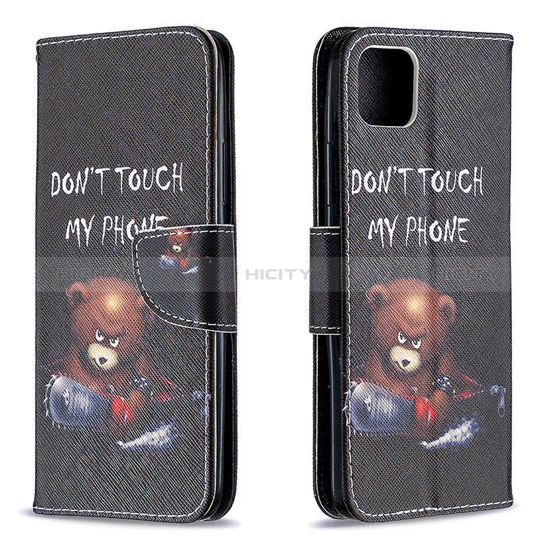 Coque Portefeuille Motif Fantaisie Livre Cuir Etui Clapet B01F pour Realme C20A Plus