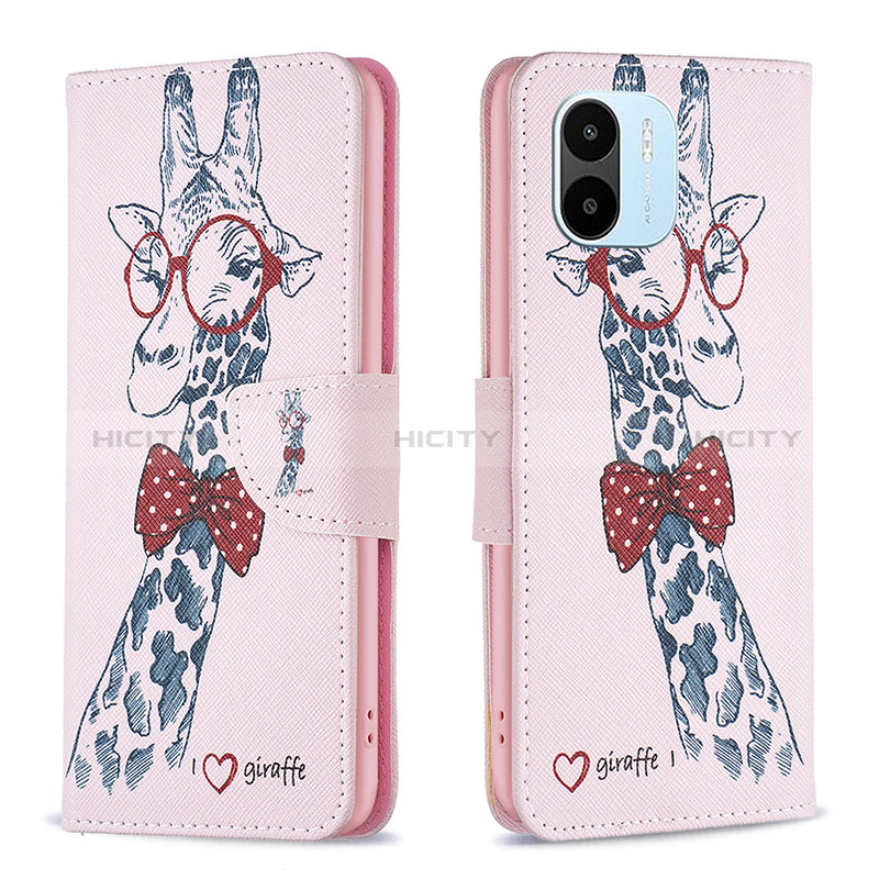 Coque Portefeuille Motif Fantaisie Livre Cuir Etui Clapet B01F pour Xiaomi Redmi A2 Plus Plus