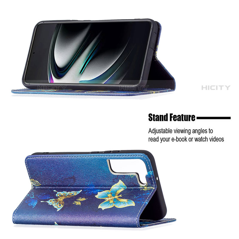 Coque Portefeuille Motif Fantaisie Livre Cuir Etui Clapet B03F pour Samsung Galaxy S21 5G Plus