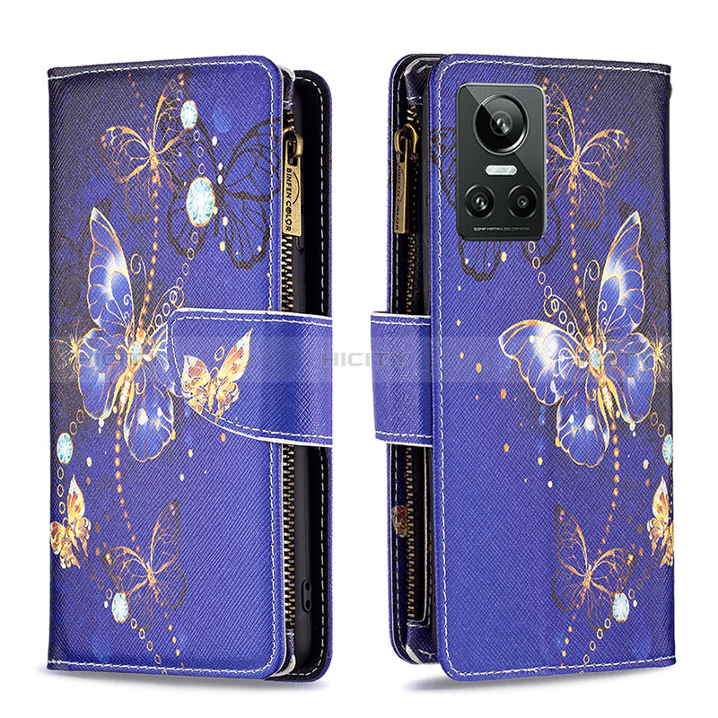 Coque Portefeuille Motif Fantaisie Livre Cuir Etui Clapet B04F pour Realme GT Neo3 5G Plus