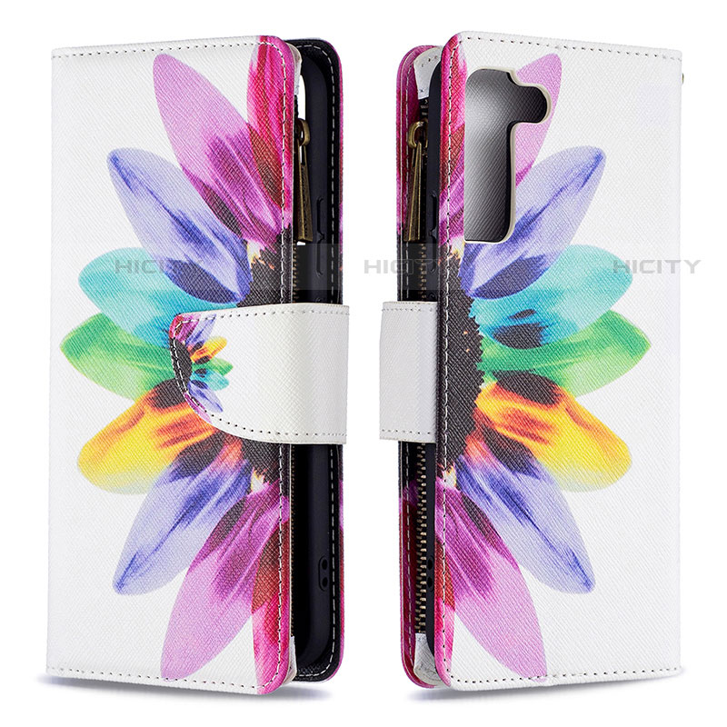 Coque Portefeuille Motif Fantaisie Livre Cuir Etui Clapet B04F pour Samsung Galaxy S22 Plus 5G Colorful Plus