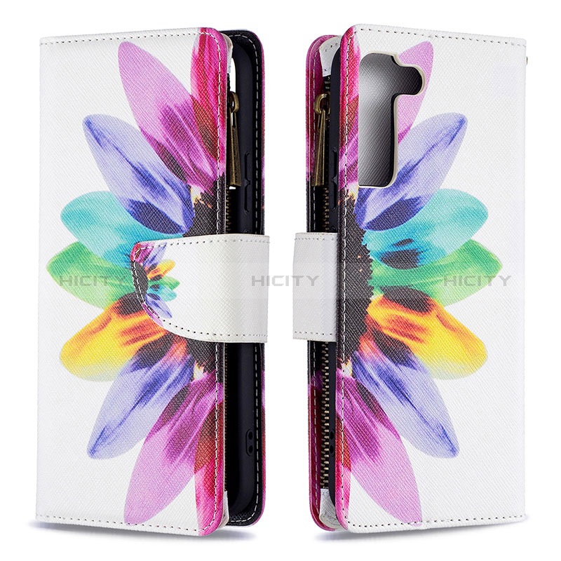 Coque Portefeuille Motif Fantaisie Livre Cuir Etui Clapet B04F pour Samsung Galaxy S24 5G Colorful Plus