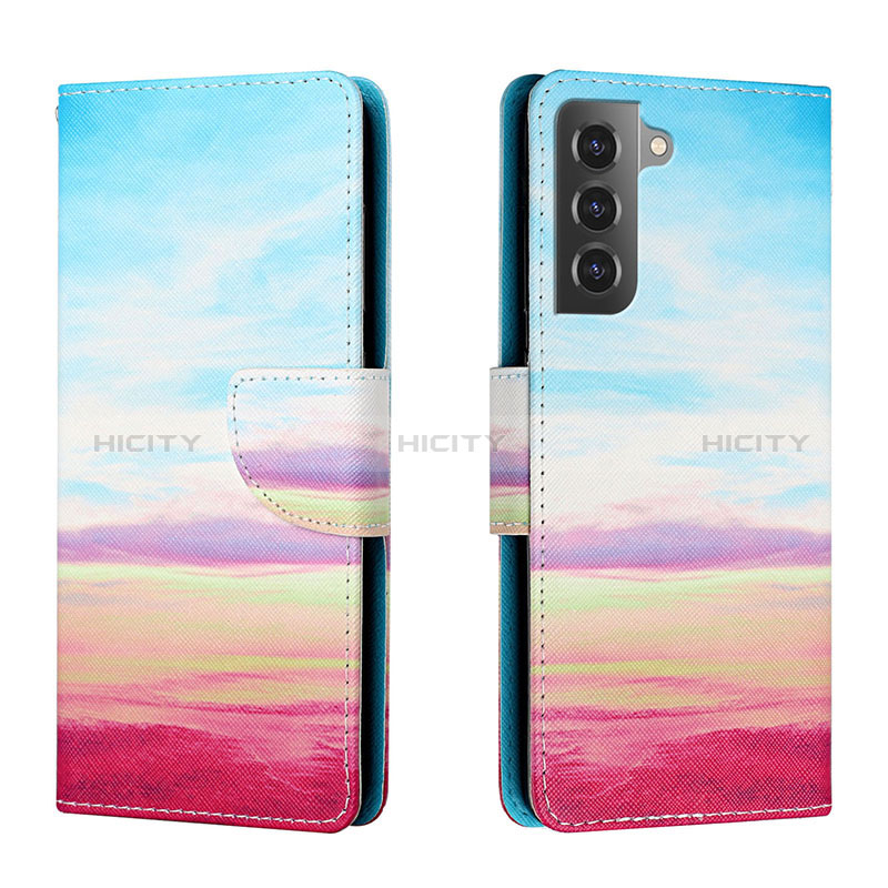 Coque Portefeuille Motif Fantaisie Livre Cuir Etui Clapet H02X pour Samsung Galaxy S22 5G Plus