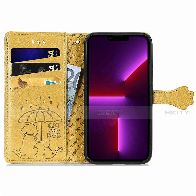 Coque Portefeuille Motif Fantaisie Livre Cuir Etui Clapet H12 pour Apple iPhone 13 Pro Plus