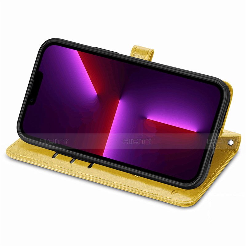 Coque Portefeuille Motif Fantaisie Livre Cuir Etui Clapet H12 pour Apple iPhone 13 Pro Plus