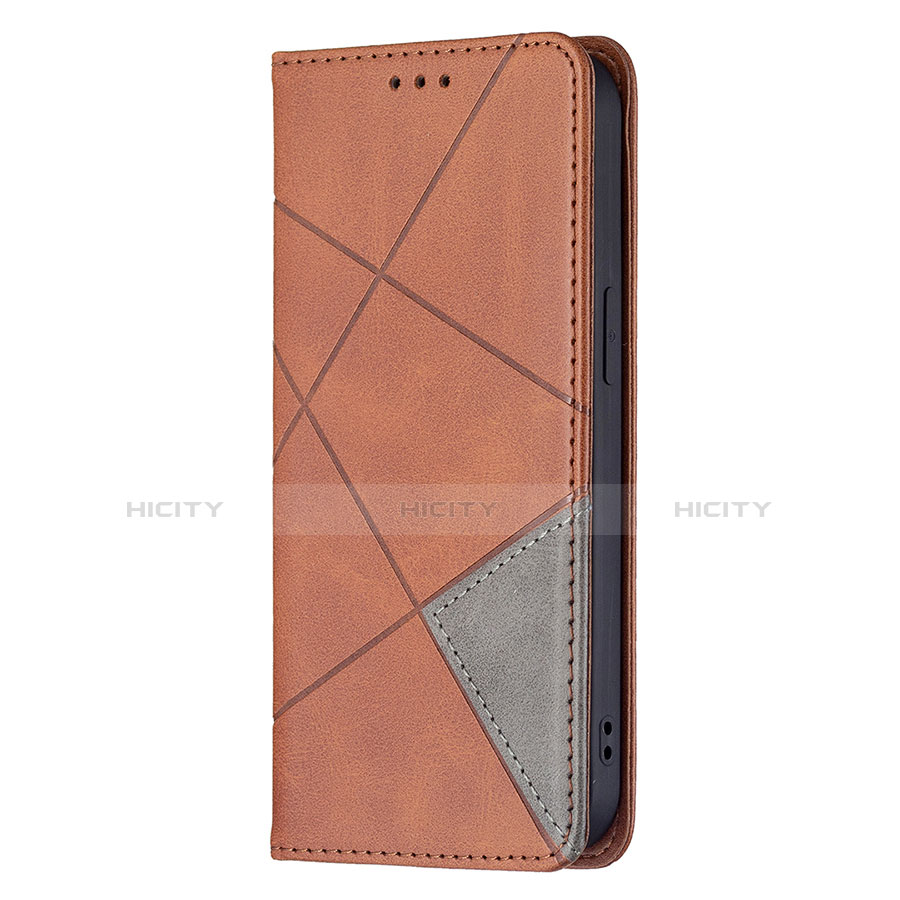 Coque Portefeuille Motif Fantaisie Livre Cuir Etui Clapet L04 pour Apple iPhone 14 Marron Plus