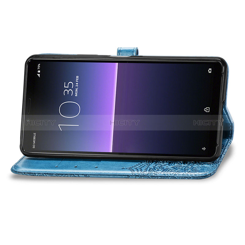 Coque Portefeuille Motif Fantaisie Livre Cuir Etui Clapet pour Sony Xperia 10 II Plus