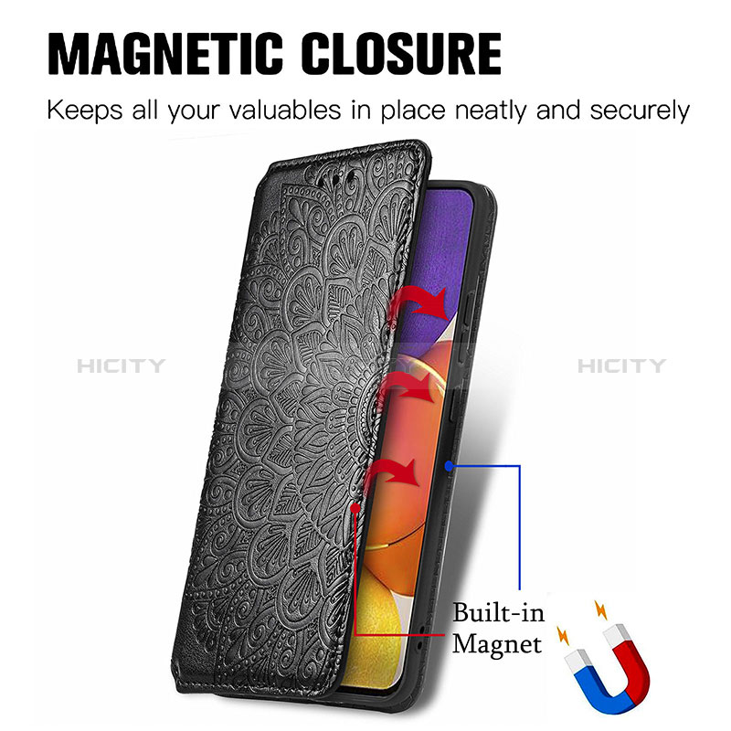 Coque Portefeuille Motif Fantaisie Livre Cuir Etui Clapet S01D pour Samsung Galaxy A15 5G Plus