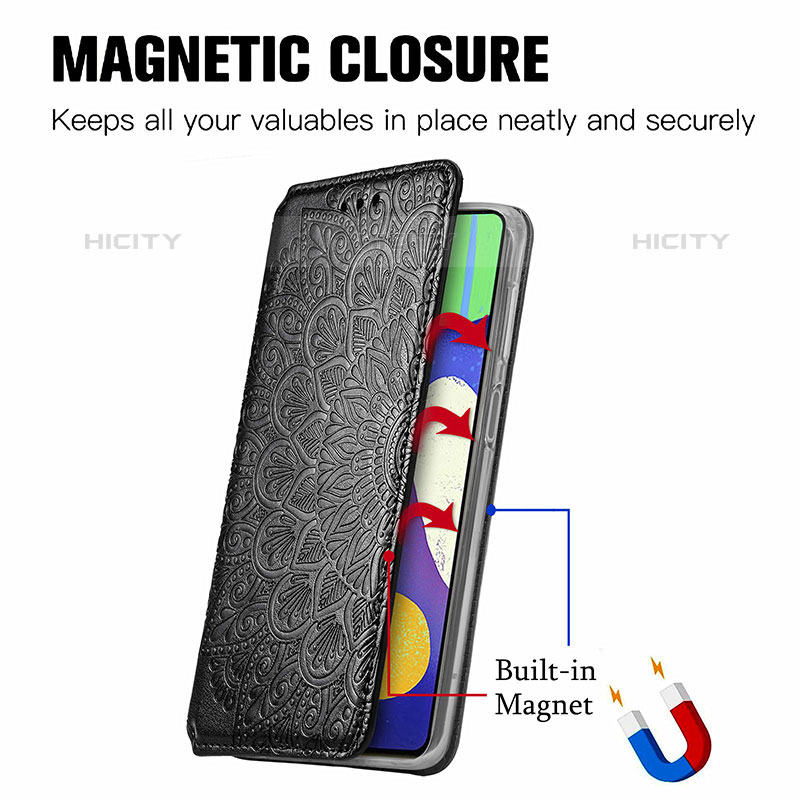 Coque Portefeuille Motif Fantaisie Livre Cuir Etui Clapet S01D pour Samsung Galaxy M62 4G Plus
