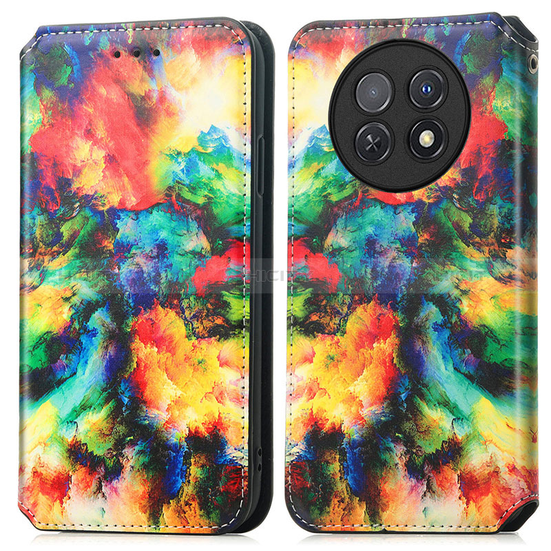 Coque Portefeuille Motif Fantaisie Livre Cuir Etui Clapet S02D pour Huawei Nova Y91 Plus