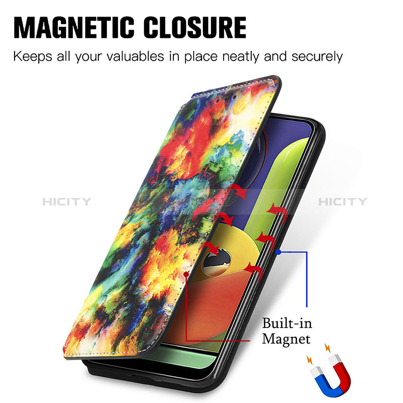 Coque Portefeuille Motif Fantaisie Livre Cuir Etui Clapet S02D pour Samsung Galaxy A30S Plus