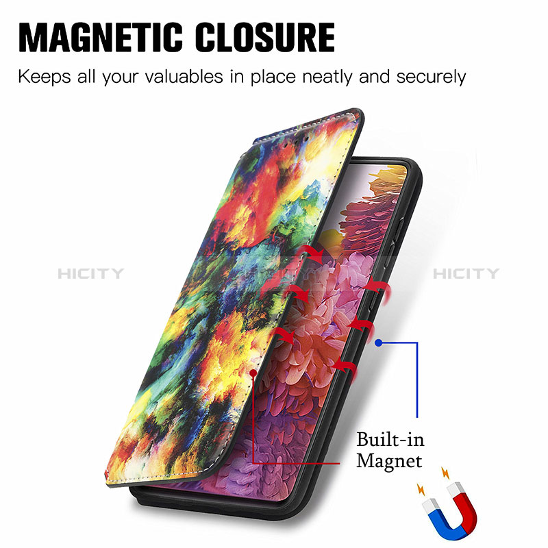Coque Portefeuille Motif Fantaisie Livre Cuir Etui Clapet S02D pour Samsung Galaxy S20 FE (2022) 5G Plus