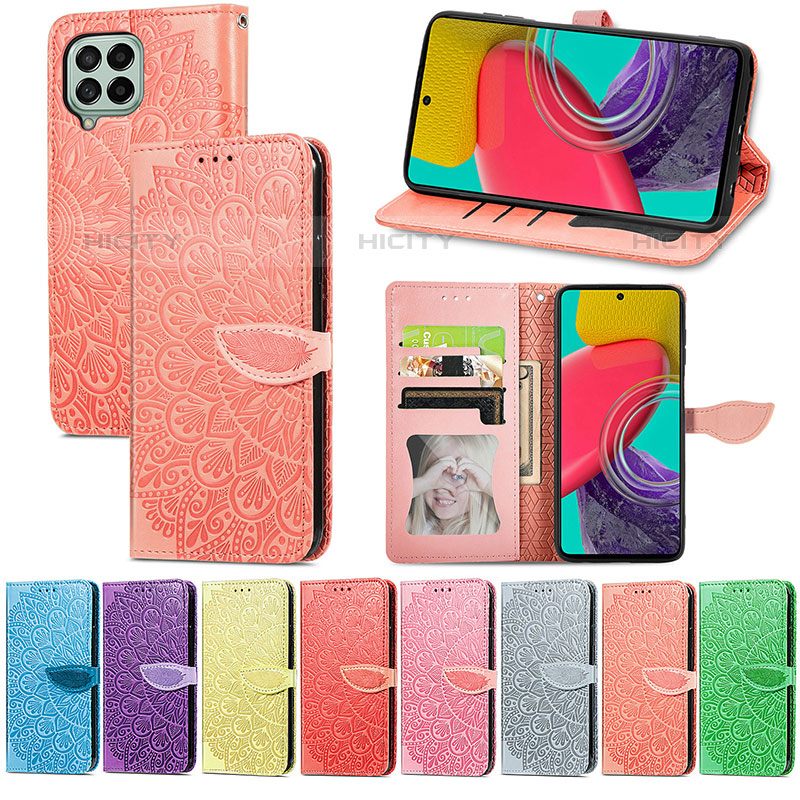 Coque Portefeuille Motif Fantaisie Livre Cuir Etui Clapet S04D pour Samsung Galaxy M53 5G Plus