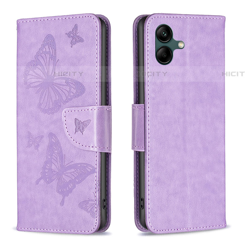 Coque Portefeuille Papillon Livre Cuir Etui Clapet B01F pour Samsung Galaxy A04E Plus