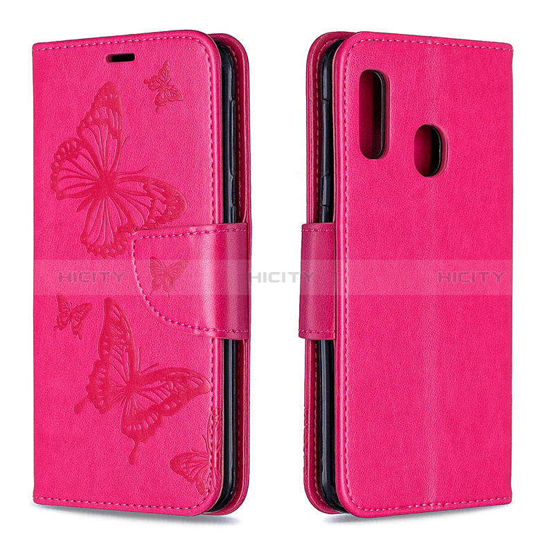 Coque Portefeuille Papillon Livre Cuir Etui Clapet B01F pour Samsung Galaxy A20e Plus
