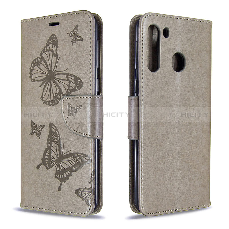 Coque Portefeuille Papillon Livre Cuir Etui Clapet B01F pour Samsung Galaxy A21 Plus