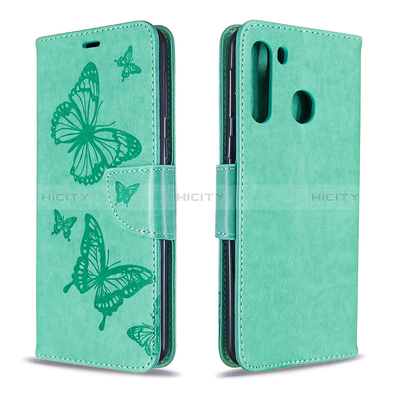Coque Portefeuille Papillon Livre Cuir Etui Clapet B01F pour Samsung Galaxy A21 Plus