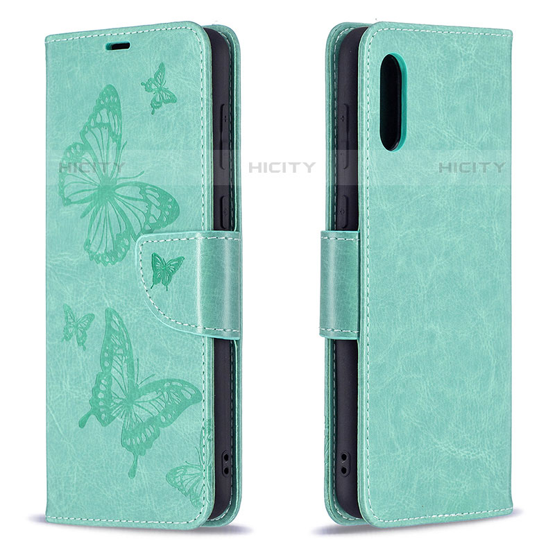 Coque Portefeuille Papillon Livre Cuir Etui Clapet B01F pour Samsung Galaxy M02 Plus