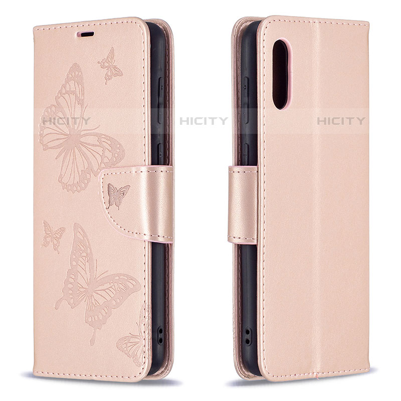 Coque Portefeuille Papillon Livre Cuir Etui Clapet B01F pour Samsung Galaxy M02 Plus
