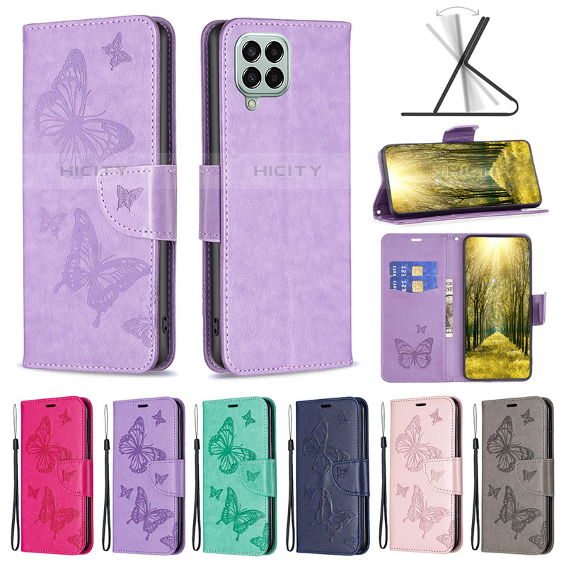 Coque Portefeuille Papillon Livre Cuir Etui Clapet B01F pour Samsung Galaxy M33 5G Plus