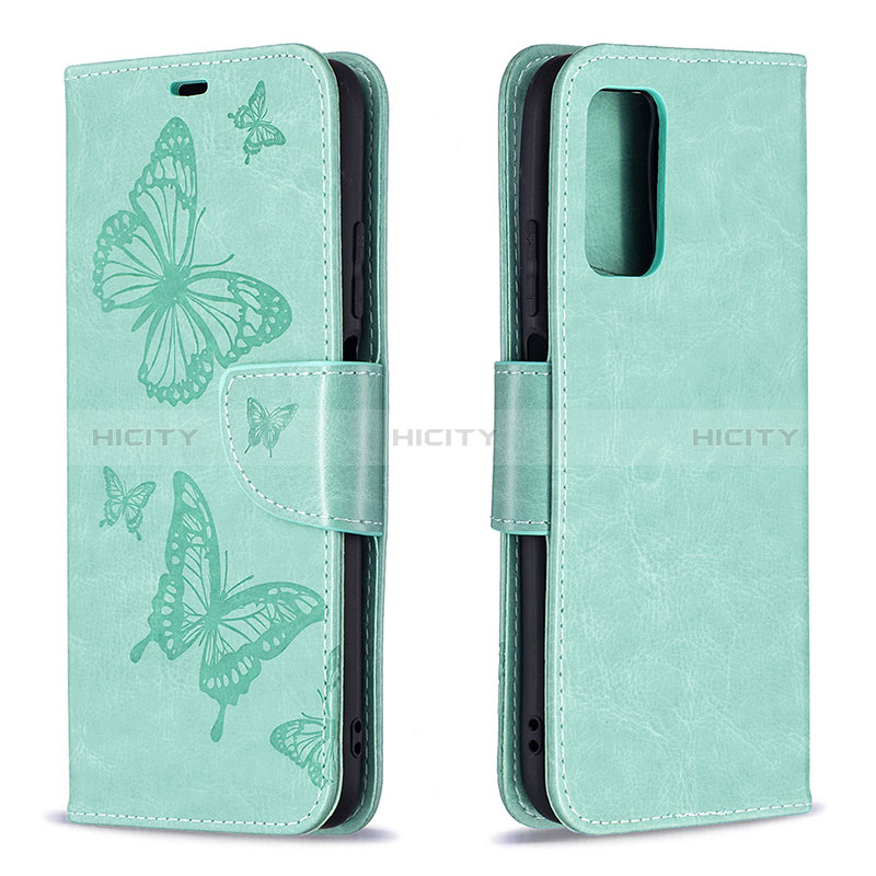 Coque Portefeuille Papillon Livre Cuir Etui Clapet B01F pour Xiaomi Poco M3 Plus