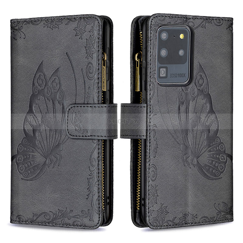 Coque Portefeuille Papillon Livre Cuir Etui Clapet B03F pour Samsung Galaxy S20 Ultra 5G Plus